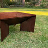 designove ohniste corten focus 1016 50x50x30 cm na zahrade