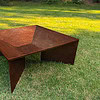 venkovni ohniste corten ctvercove focus 1017 70x70x30 cm na zahrade