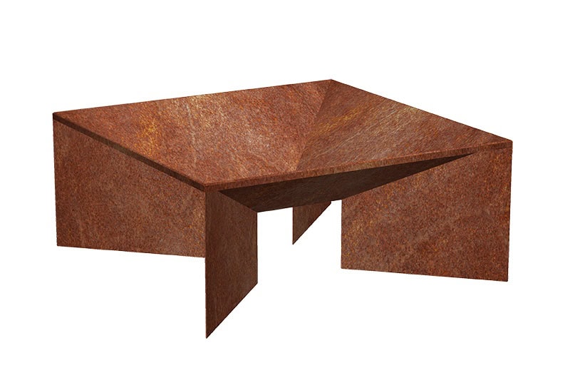 venkovni ohniste corten ctvercove focus 1017 70x70x30 cm
