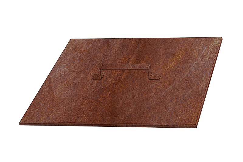 viko na ohniste z cortenu viko 1020 70x70 cm