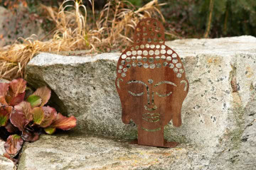 zahradni dekorace buddha 1061 50x30 cm cortenna zahrade