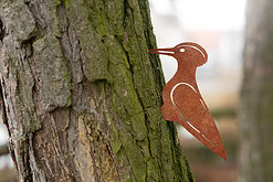 zahradni dekorace datel 1047 28x18 cm cortenna zahrade