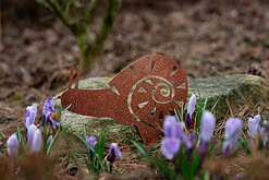 zahradni dekorace snek 1051 28x19 cm cortenna zahrade