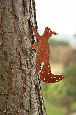 zahradni dekorace veverka 1048 cortenna zahrade