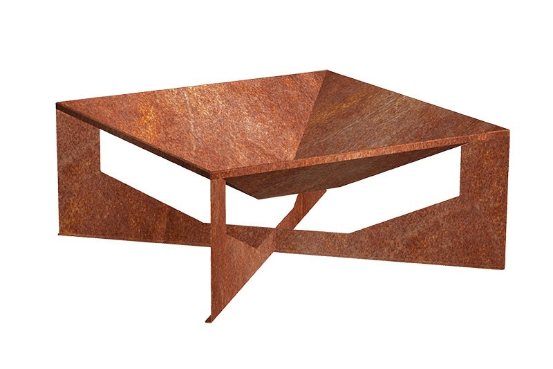 zahradni ohniste corten vento 1015 70x70x30 cm